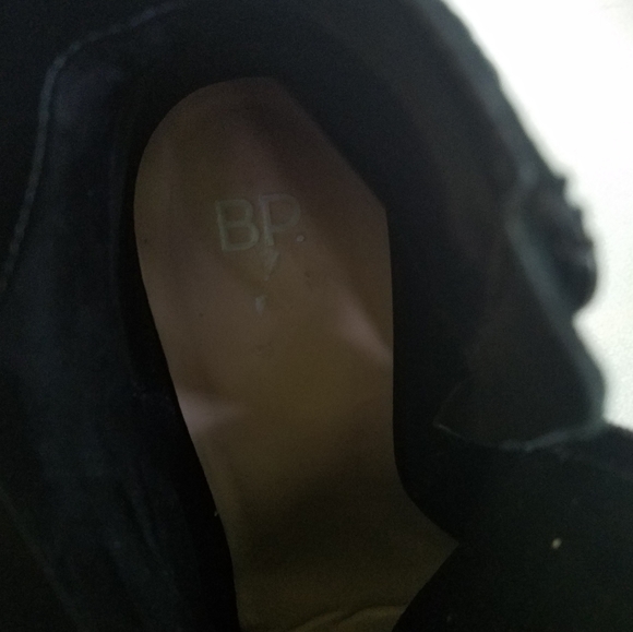 BP Nordstrom ankle boots booties black studs 8.5 - Picture 9 of 10